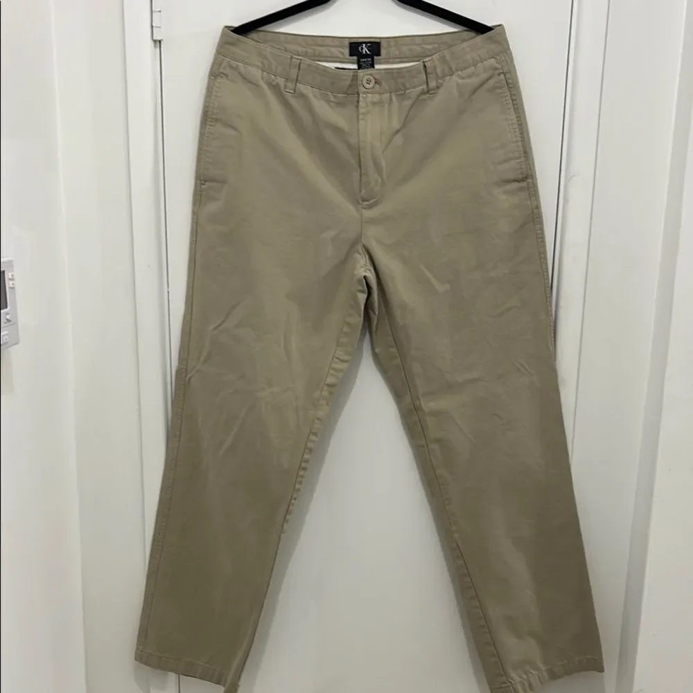 Calvin Klein Men's Tan Pants